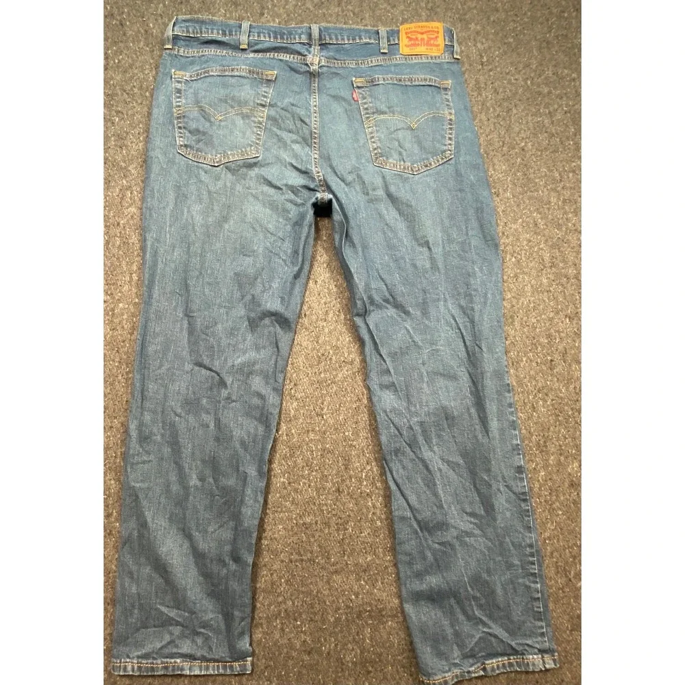 Levi 541 Athletic Taper Jeans 42x32‎ Mens Blue Stretch Denim Medium Wash